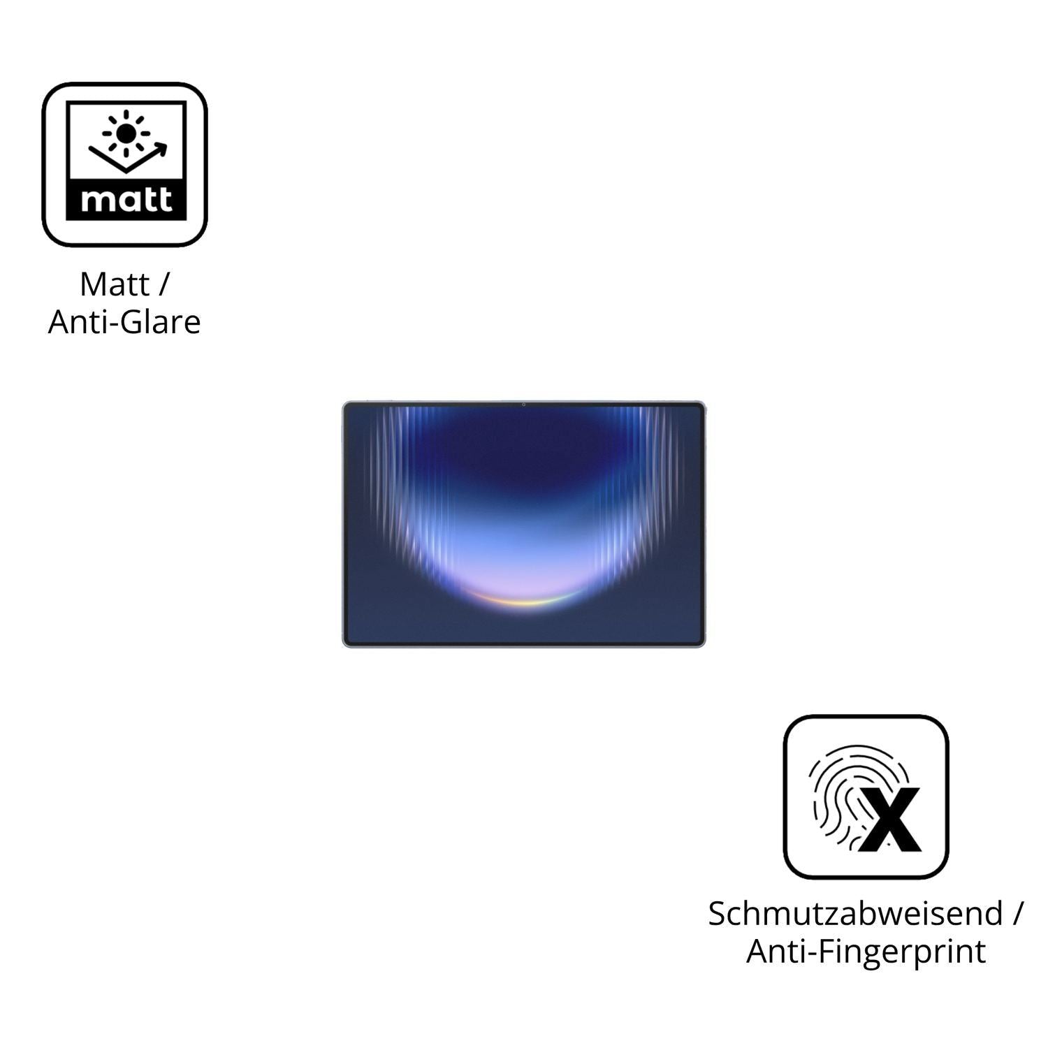 2x Schutzfolie matt für Huawei MatePad Pro Max Dis (5)