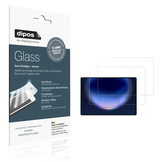 2x 9H Schutzfolie für Huawei MatePad Pro Max Panze (1)