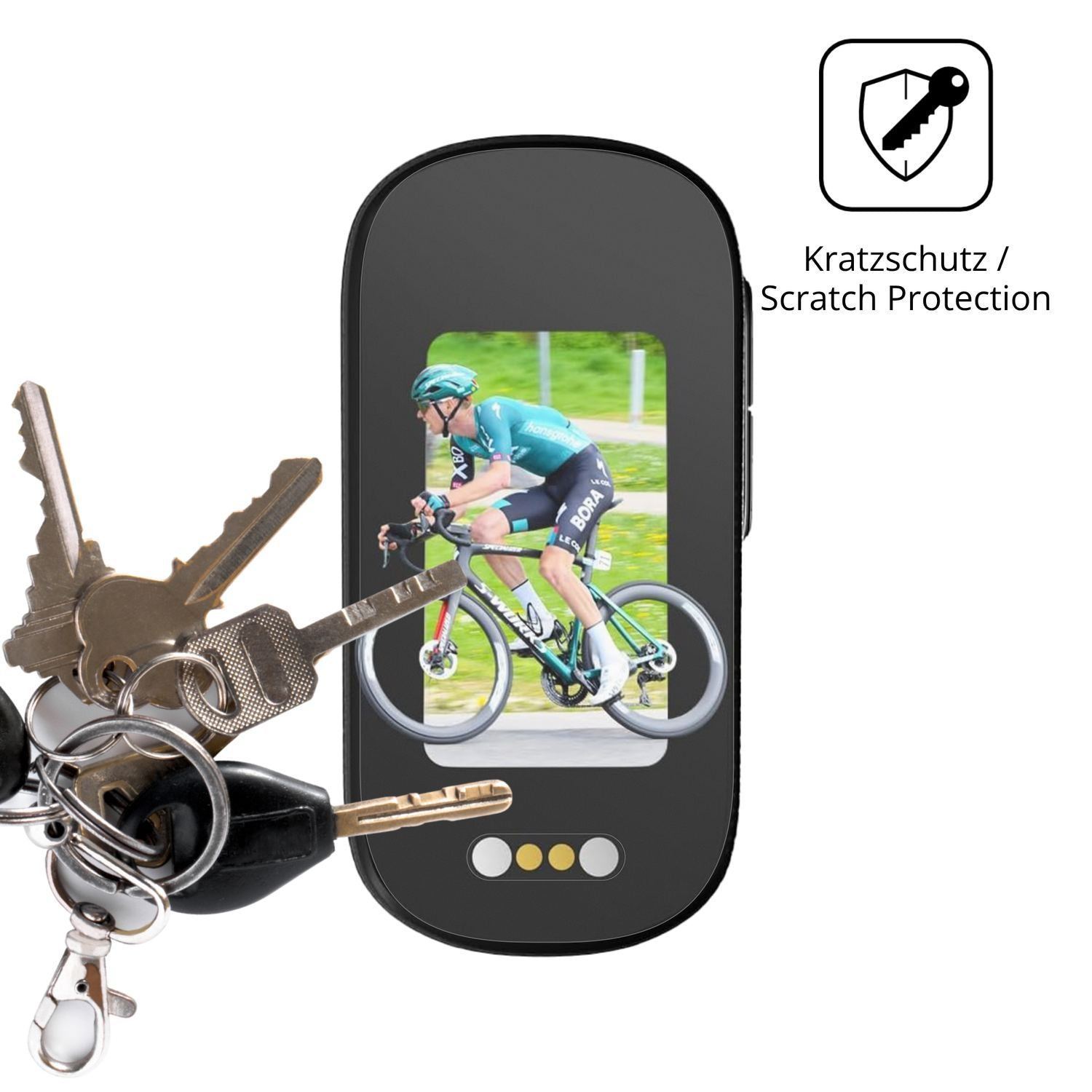 4x Schutzfolie matt für Veralyxa M11 Display-Schut (4)