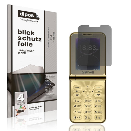 Blickschutzfolie für GFive 16 Pro Max matt Schutzf (1)