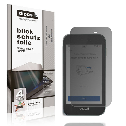 Blickschutzfolie für Equil Patch 200U PDA matt Sch (1)