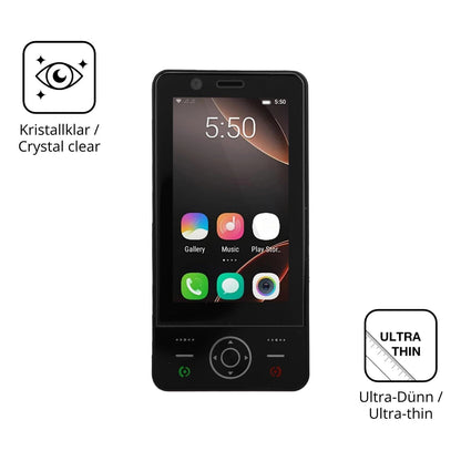 4x Schutzfolie klar für Plyisty 4G Slide Phone Dis (5)