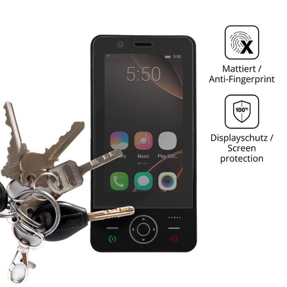 Blickschutzfolie für Plyisty 4G Slide Phone matt S (3)