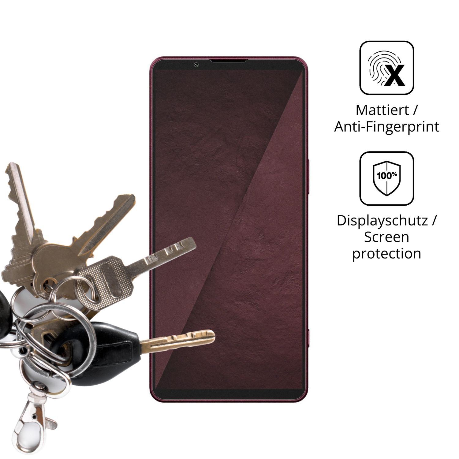 Blickschutzfolie für Sony Xperia 1 VIII matt Schut (3)