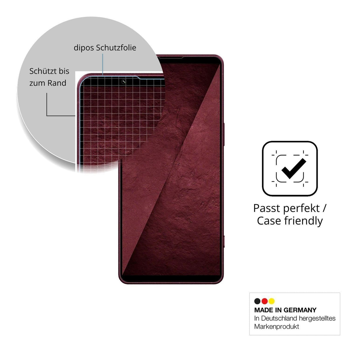 2x 9H Schutzfolie für Sony Xperia 1 VIII Panzerfol (6)
