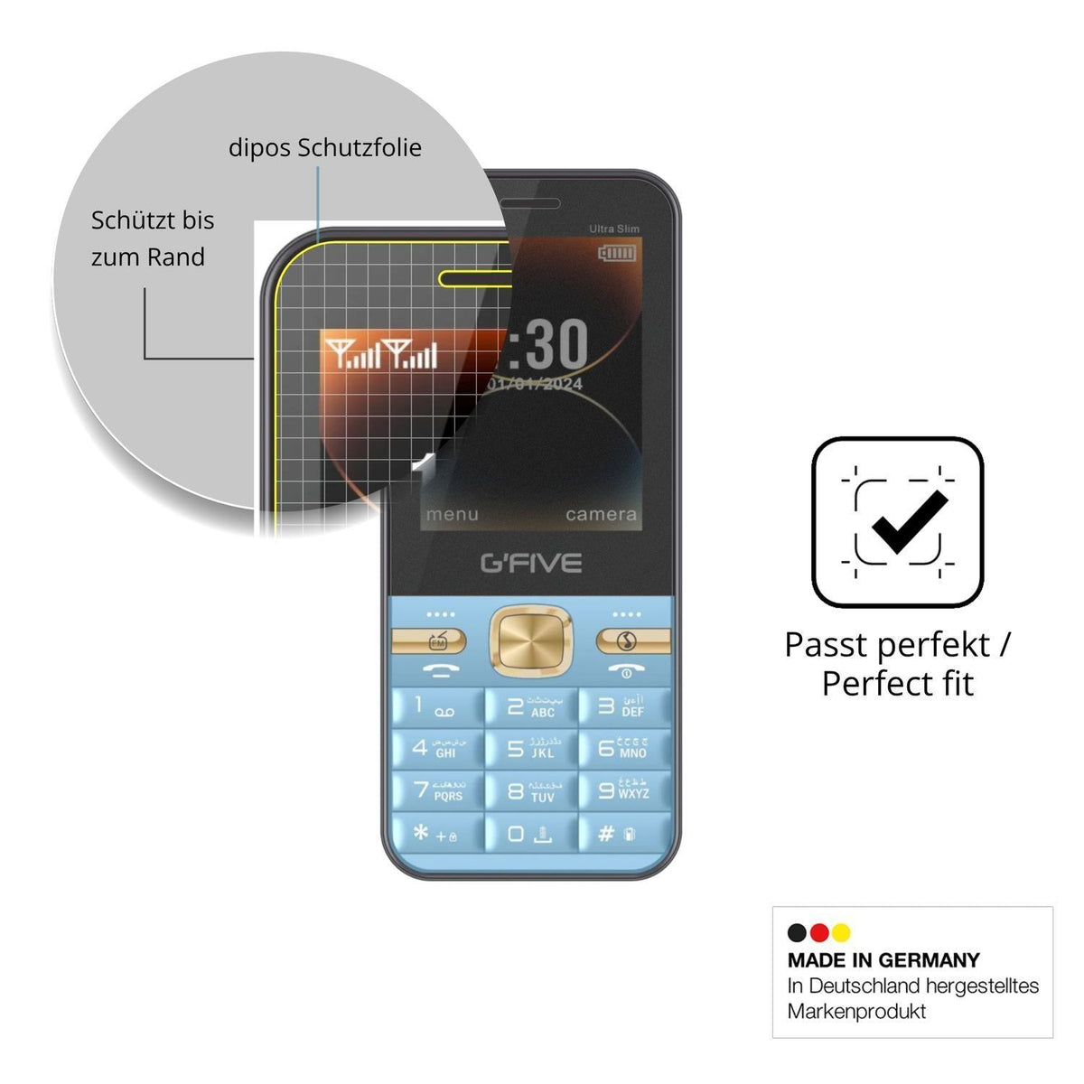 Blickschutzfolie für GFive Ultra Slim matt Schutzf (4)