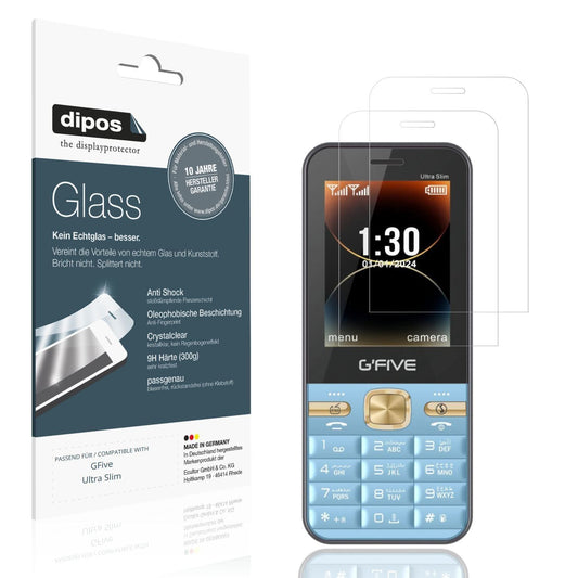 2x 9H Schutzfolie für GFive Ultra Slim Panzerfolie (1)