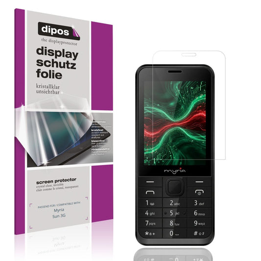 4x Schutzfolie klar für Myria Sun 3G Display-Schut (1)