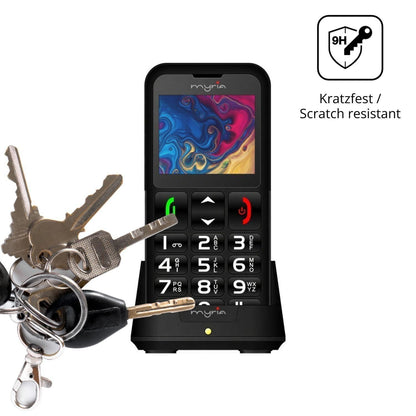2x 9H Schutzfolie matt für Myria Senior Panzerfoli (3)