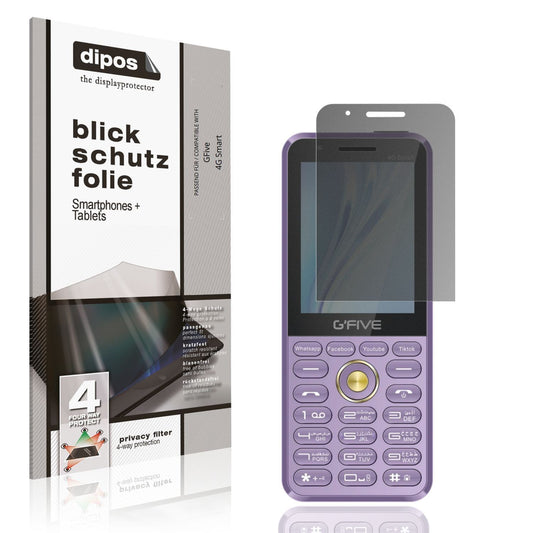 Blickschutzfolie für GFive 4G Smart matt Schutzfol (1)