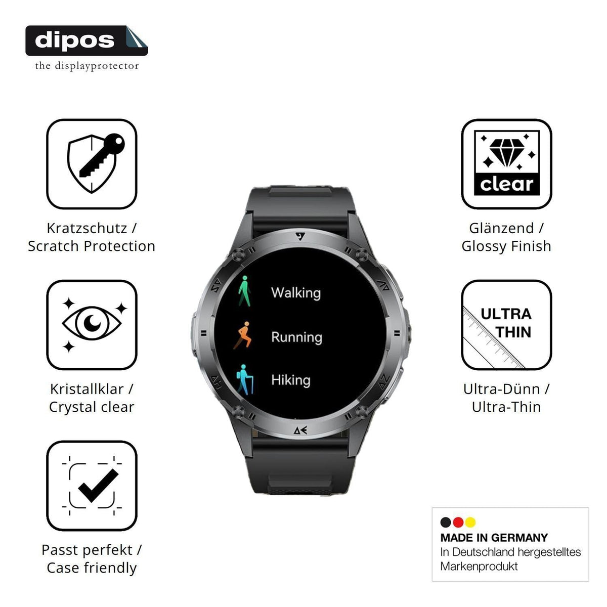 6x Schutzfolie klar für LIMIGE EF6 Display-Schutzf (7)