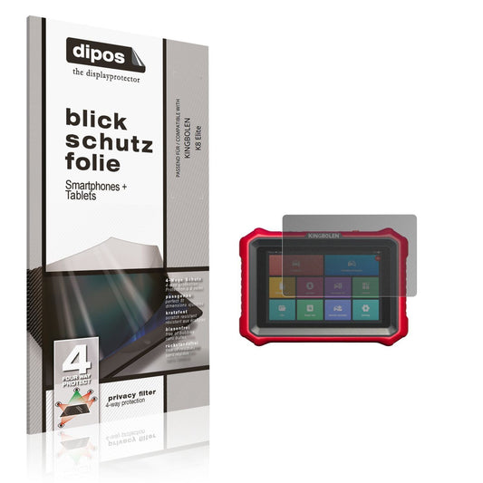 Blickschutzfolie für KINGBOLEN K8 Elite matt Schut (1)