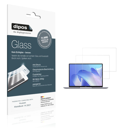 2x 9H Schutzfolie für Huawei MateBook 14 2021 Panz (1)