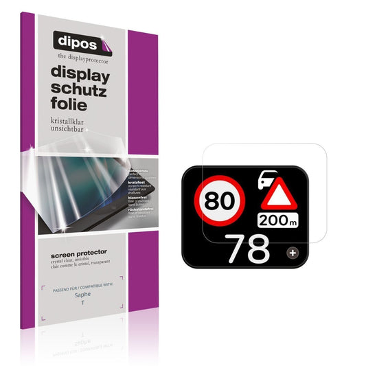 2x Schutzfolie klar für Saphe T Display-Schutzfoli (1)
