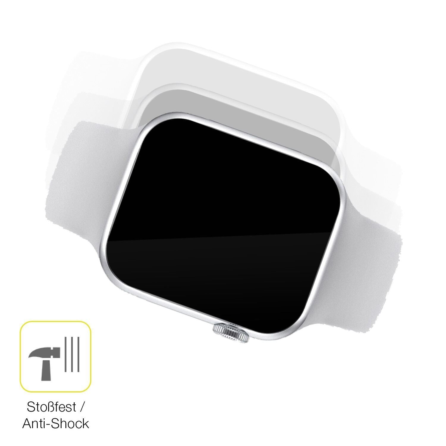 2x 3D Full Cover Schutzfolie für Iwo Watch 7 Pro (4)