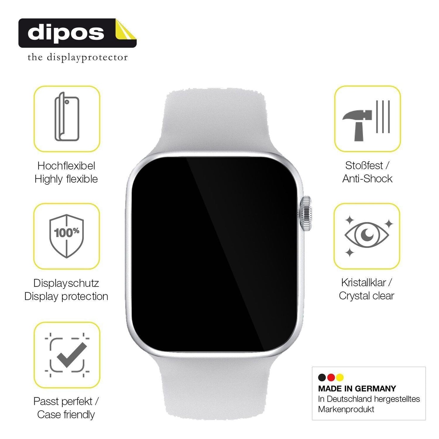2x 3D Full Cover Schutzfolie für Iwo Watch 7 Pro (7)