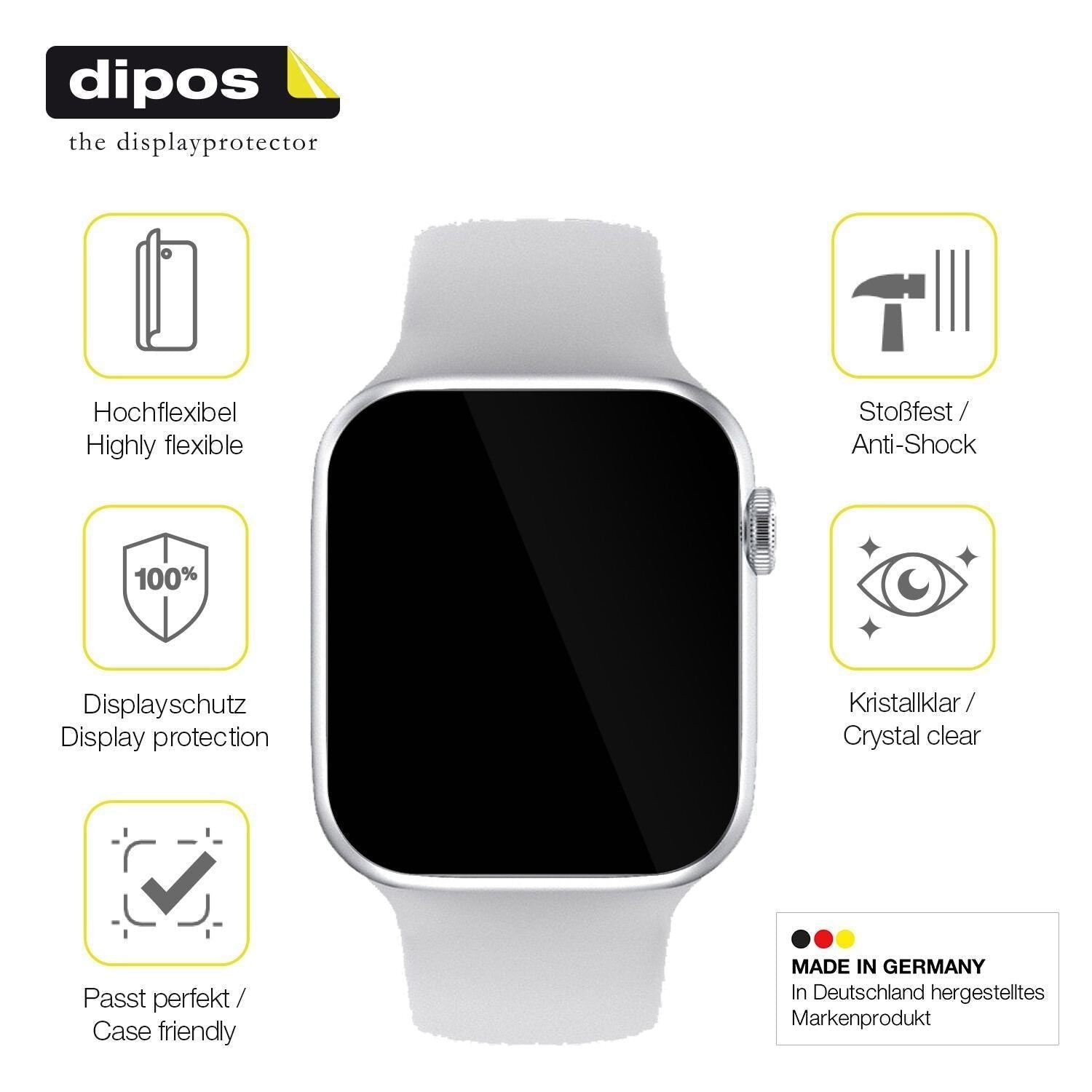 2x 3D Full Cover Schutzfolie für Iwo Watch 7 Pro (7)