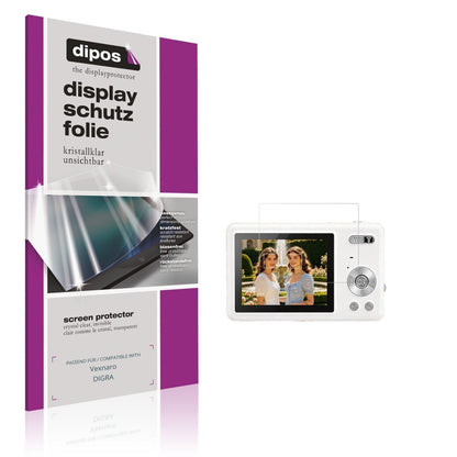 4x Schutzfolie klar für Vexnaro DIGRA Display-Schu (1)