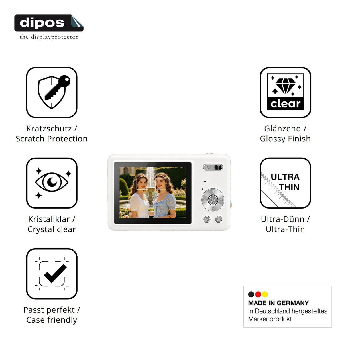 4x Schutzfolie klar für Vexnaro DIGRA Display-Schu (7)