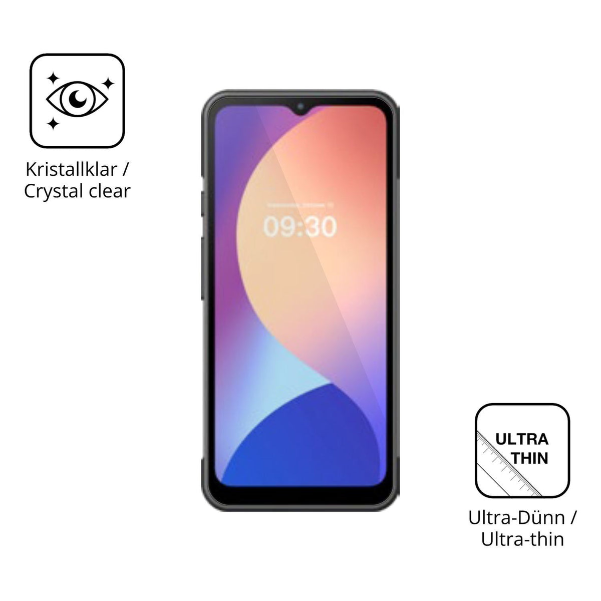 4x Schutzfolie klar für iMin Swift 1 Pro Display-S (5)
