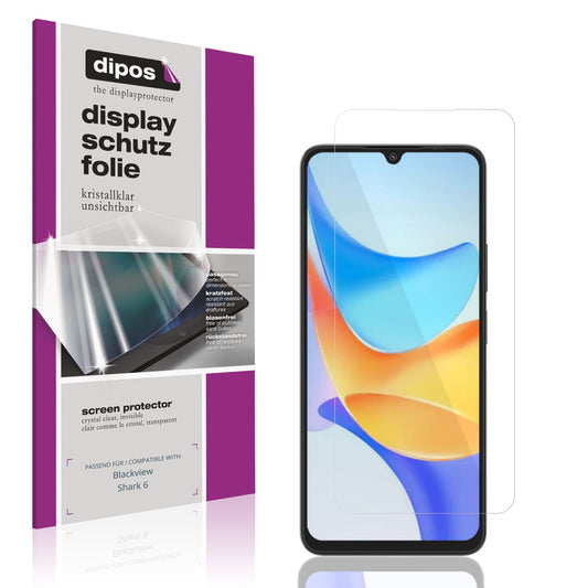 4x Schutzfolie klar für Blackview Shark 6 Kamera-L (1)