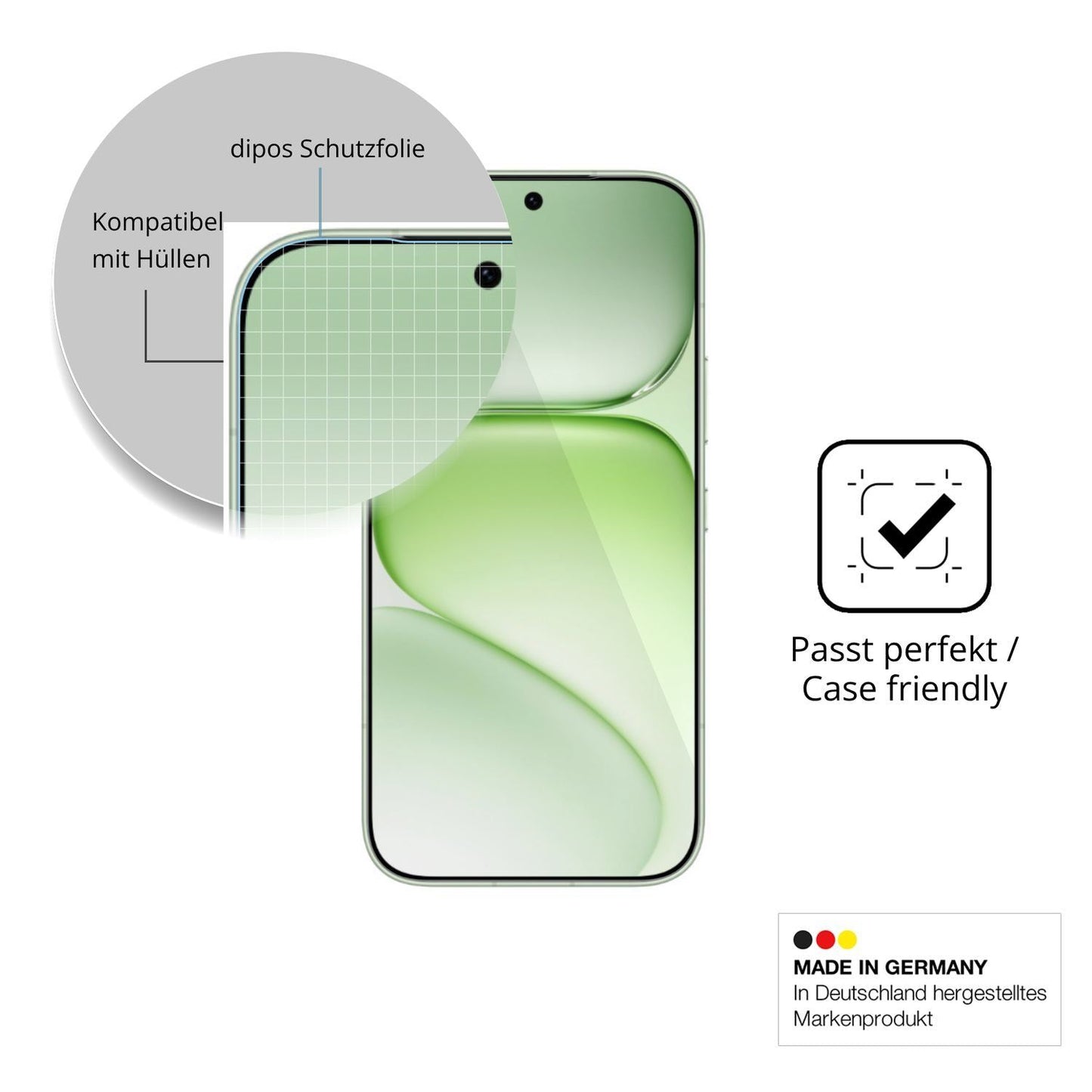 4x Schutzfolie klar für Honor 600 Super Display-Sc (6)