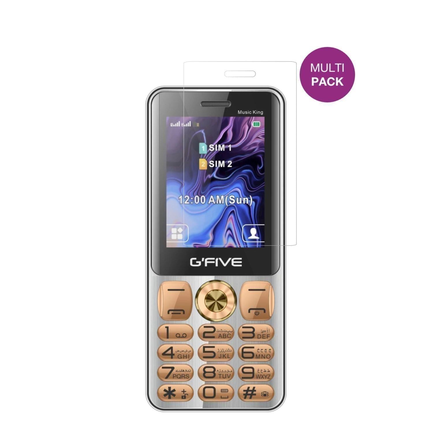 4x Schutzfolie klar für GFive Music King Display-S (2)