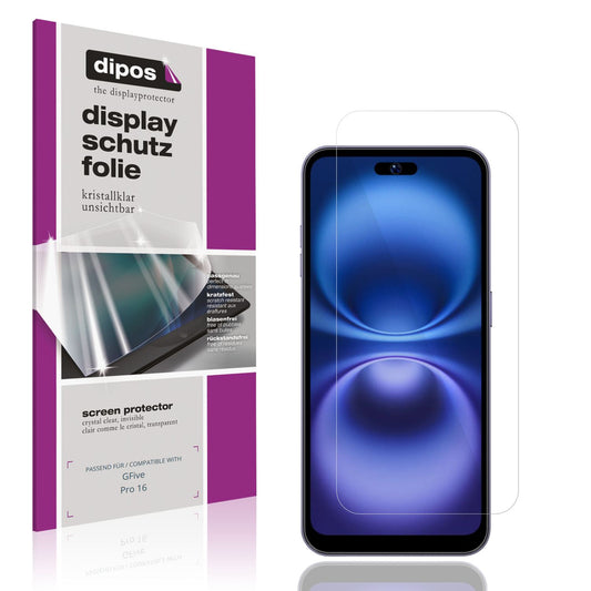 4x Schutzfolie klar für GFive Pro 16 Display-Schut (1)