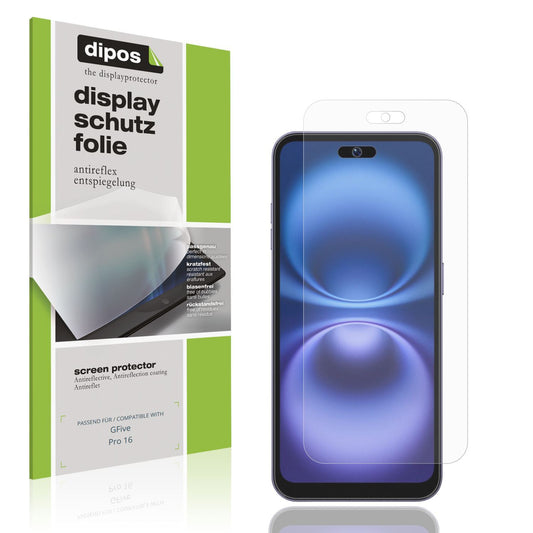 4x Schutzfolie matt für GFive Pro 16 Display-Schut (1)