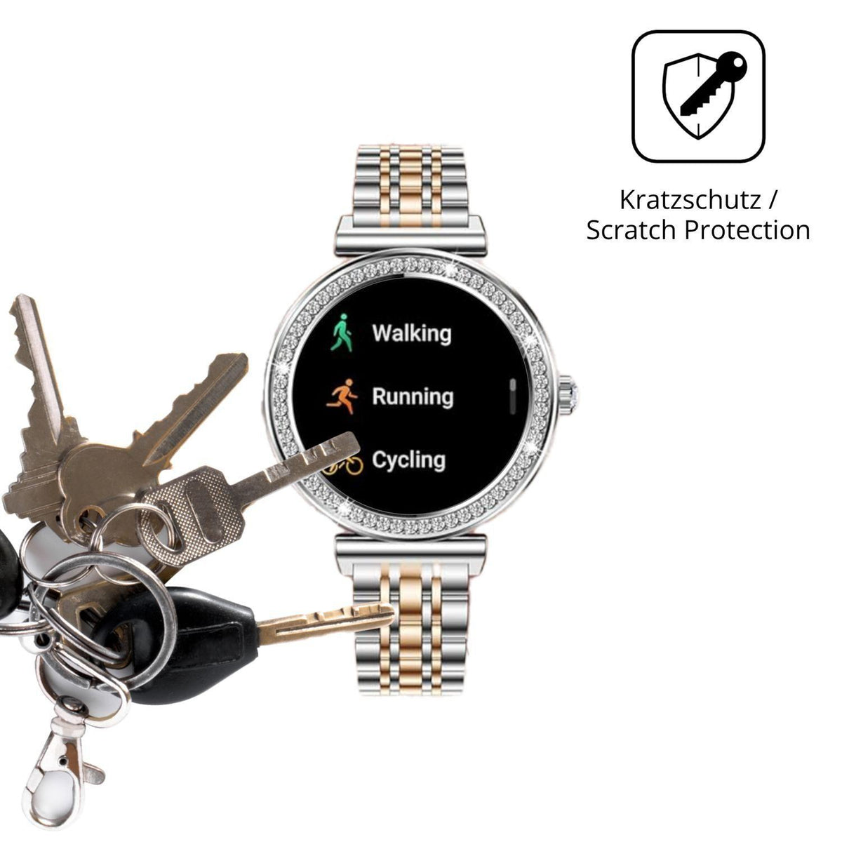 6x Schutzfolie klar für findtime LMWYI110 Display- (4)