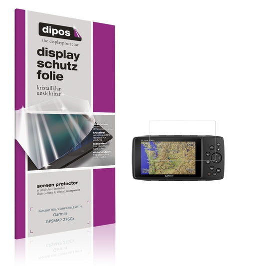 2x Schutzfolie klar für Garmin GPSMAP 276Cx Displa (1)