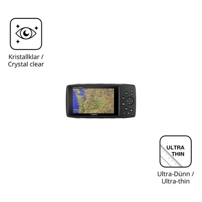2x Schutzfolie klar für Garmin GPSMAP 276Cx Displa (5)