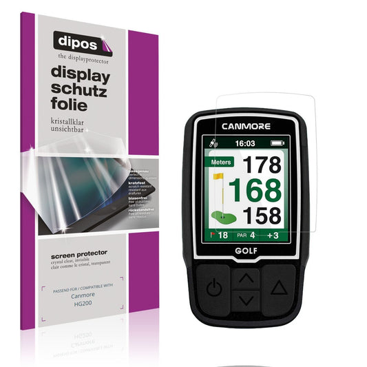 2x Schutzfolie klar für Canmore HG200 Display-Schu (1)