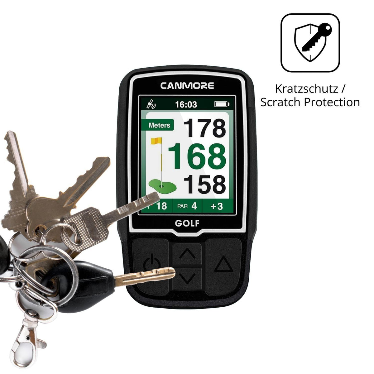 2x Schutzfolie klar für Canmore HG200 Display-Schu (4)