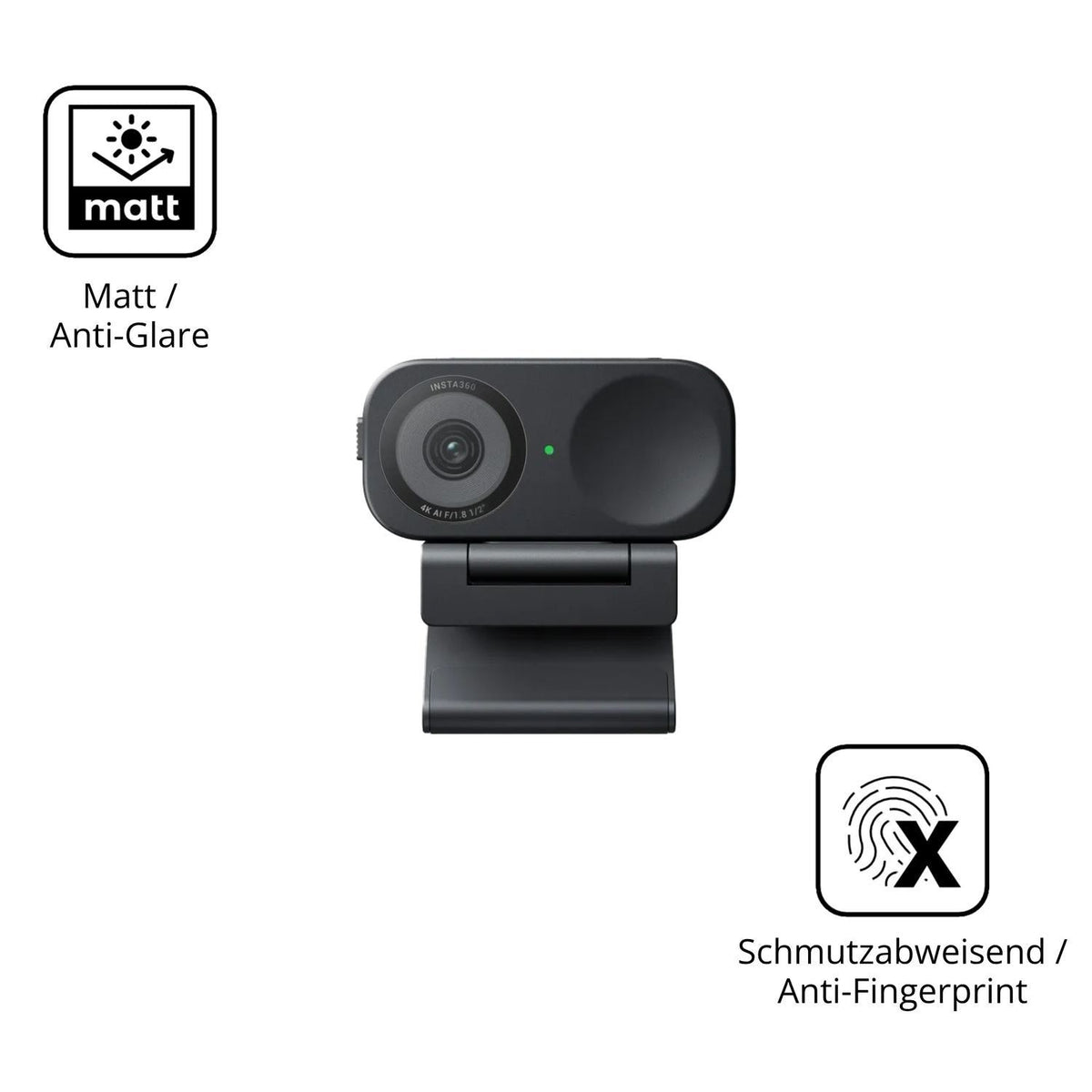 4x Schutzfolie matt für Insta360 Link 2C Display-S (5)