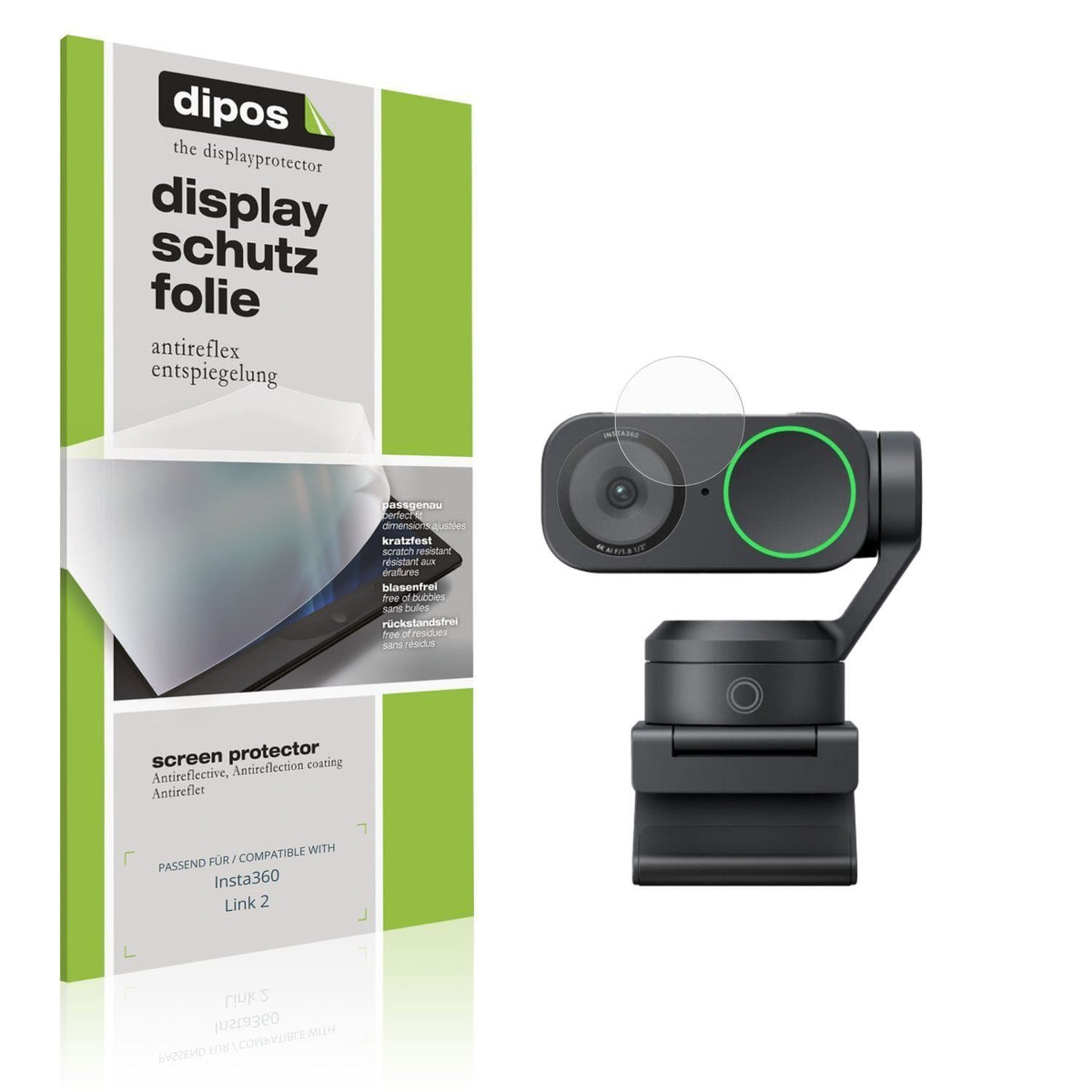 4x Schutzfolie matt für Insta360 Link 2 Display-Sc (1)