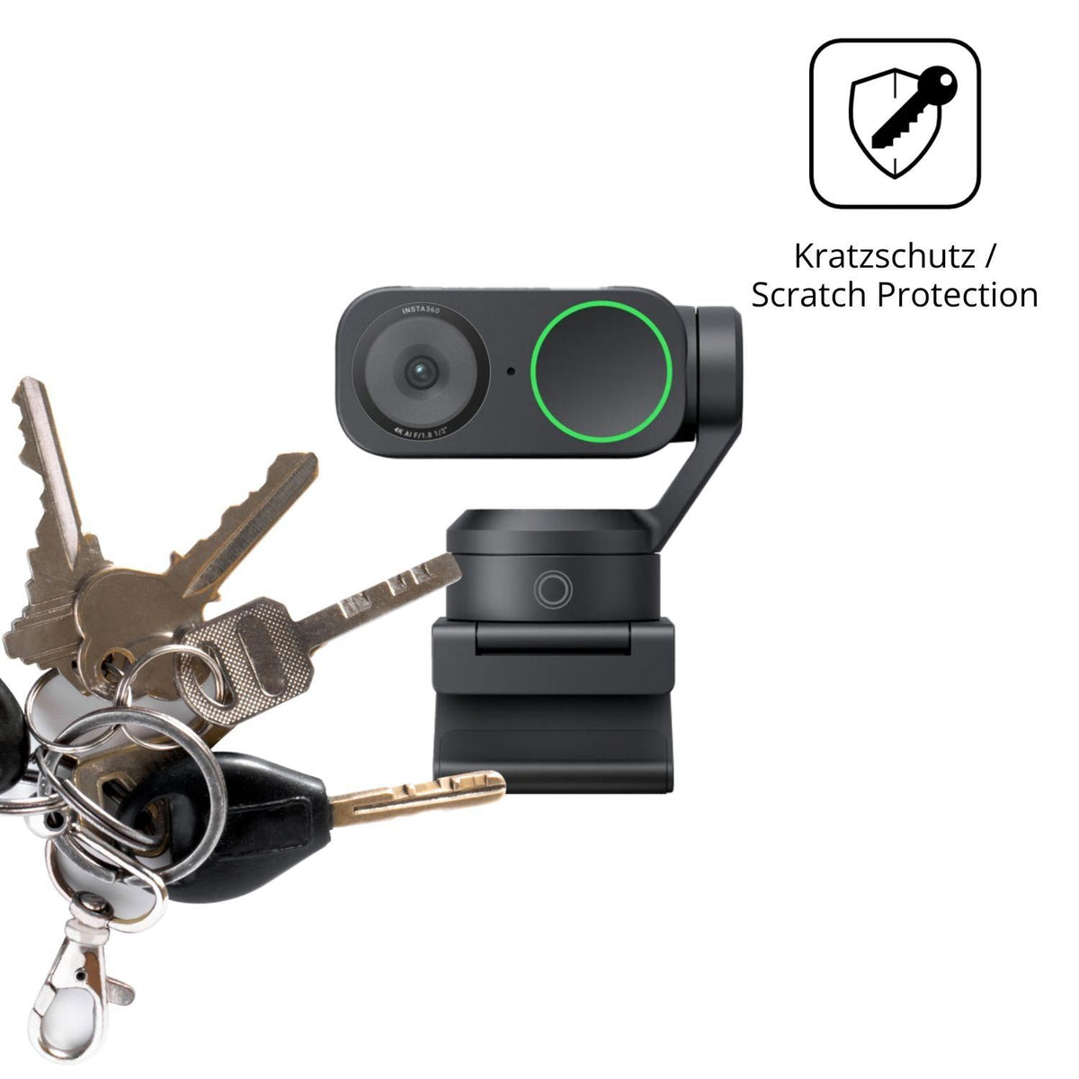4x Schutzfolie matt für Insta360 Link 2 Display-Sc (4)