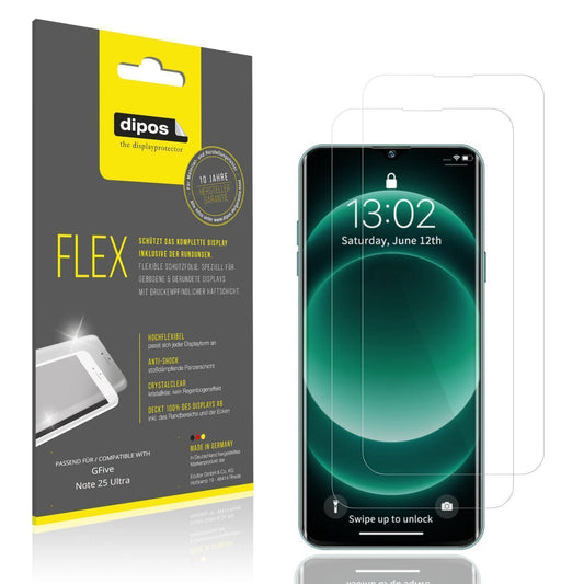 2x 3D Full Cover Schutzfolie für GFive Note 25 Ult (1)