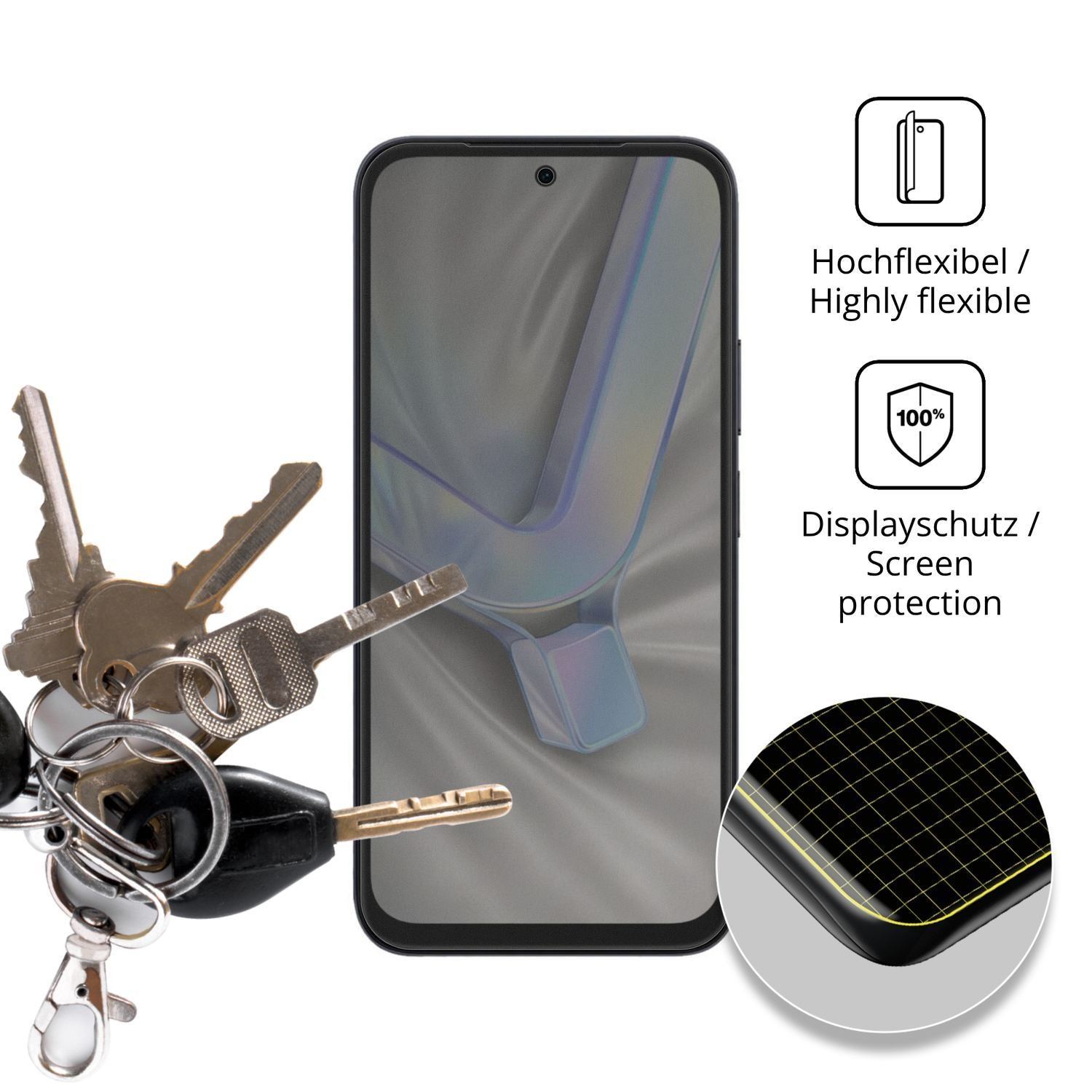 Full Cover Privacy Blickschutzfolie für Vivo Y31d  (3)