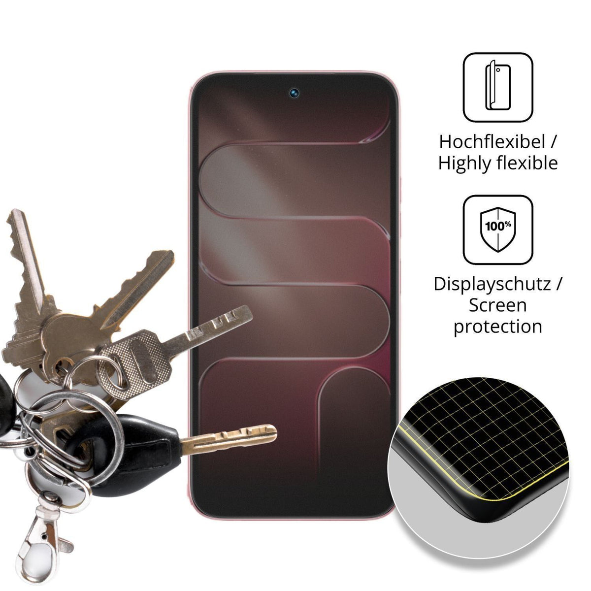 Full Cover Privacy Blickschutzfolie für Tecno Spar (3)