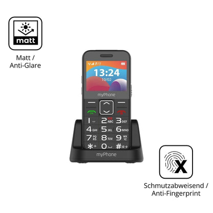 4x Schutzfolie matt für MP myPhone Halo 3 LTE Disp (5)