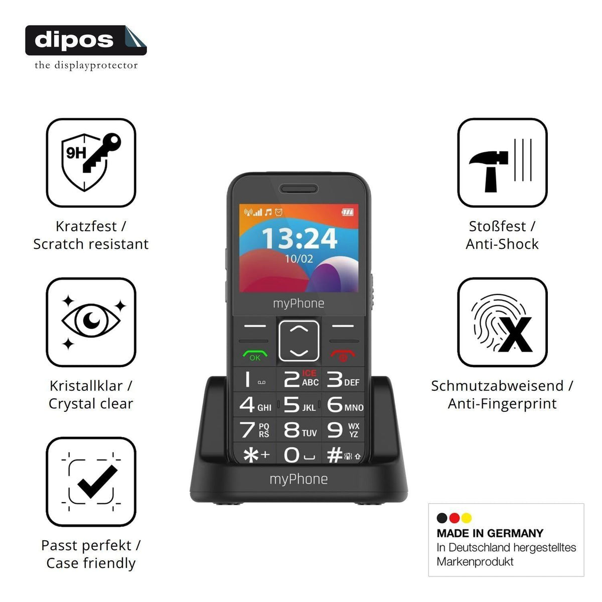 2x 9H Schutzfolie für MP myPhone Halo 3 LTE Panzer (7)