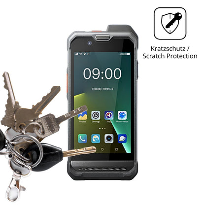 4x Schutzfolie klar für Hytera PNC460 Display-Schu (4)