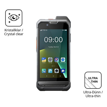 4x Schutzfolie klar für Hytera PNC460 Display-Schu (5)