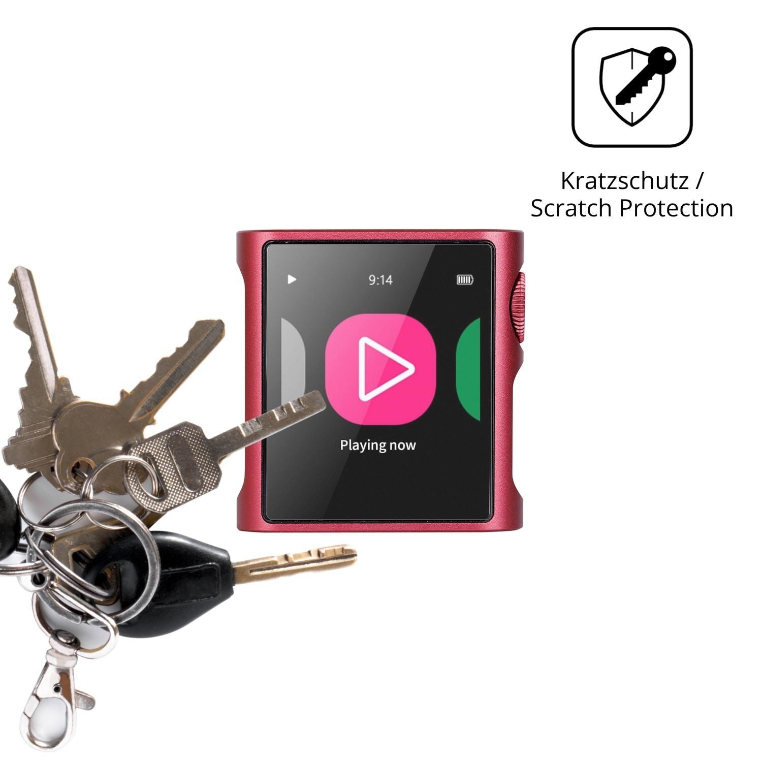 4x Schutzfolie matt für Shanling M0 Pura Display-S (4)