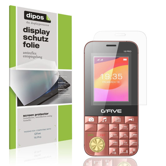 4x Schutzfolie matt für GFive 16 Pro Display-Schut (1)