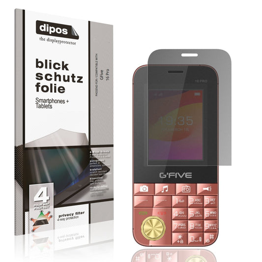 Blickschutzfolie für GFive 16 Pro matt Schutzfolie (1)