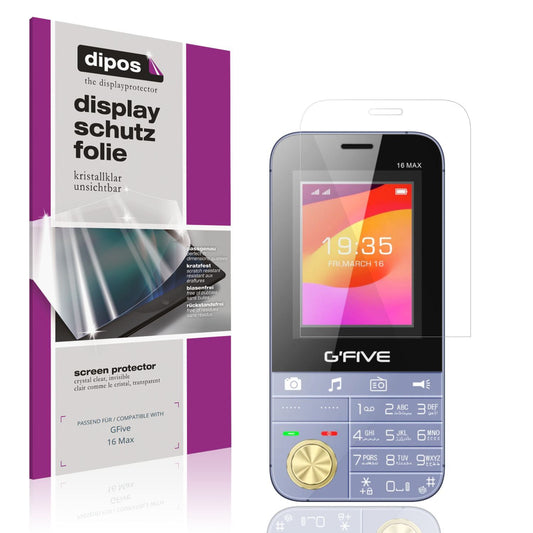 4x Schutzfolie klar für GFive 16 Max Display-Schut (1)