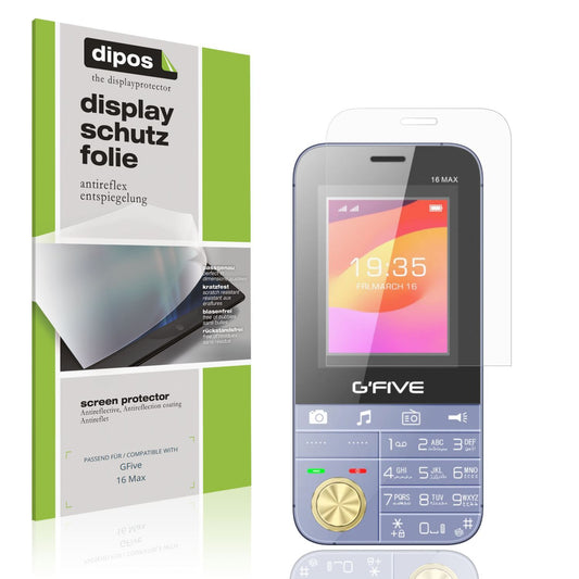 4x Schutzfolie matt für GFive 16 Max Display-Schut (1)