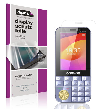 4x Schutzfolie klar für GFive 4G Promax Display-Sc (1)